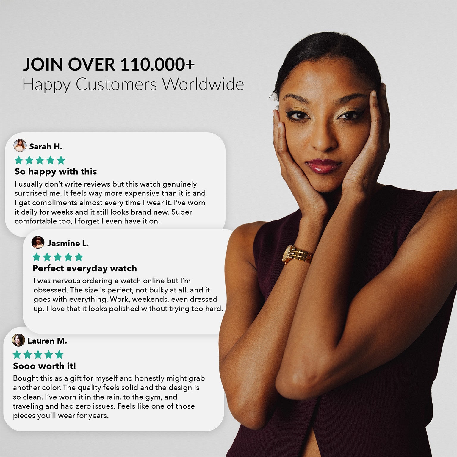 The Elara Watch Champagne