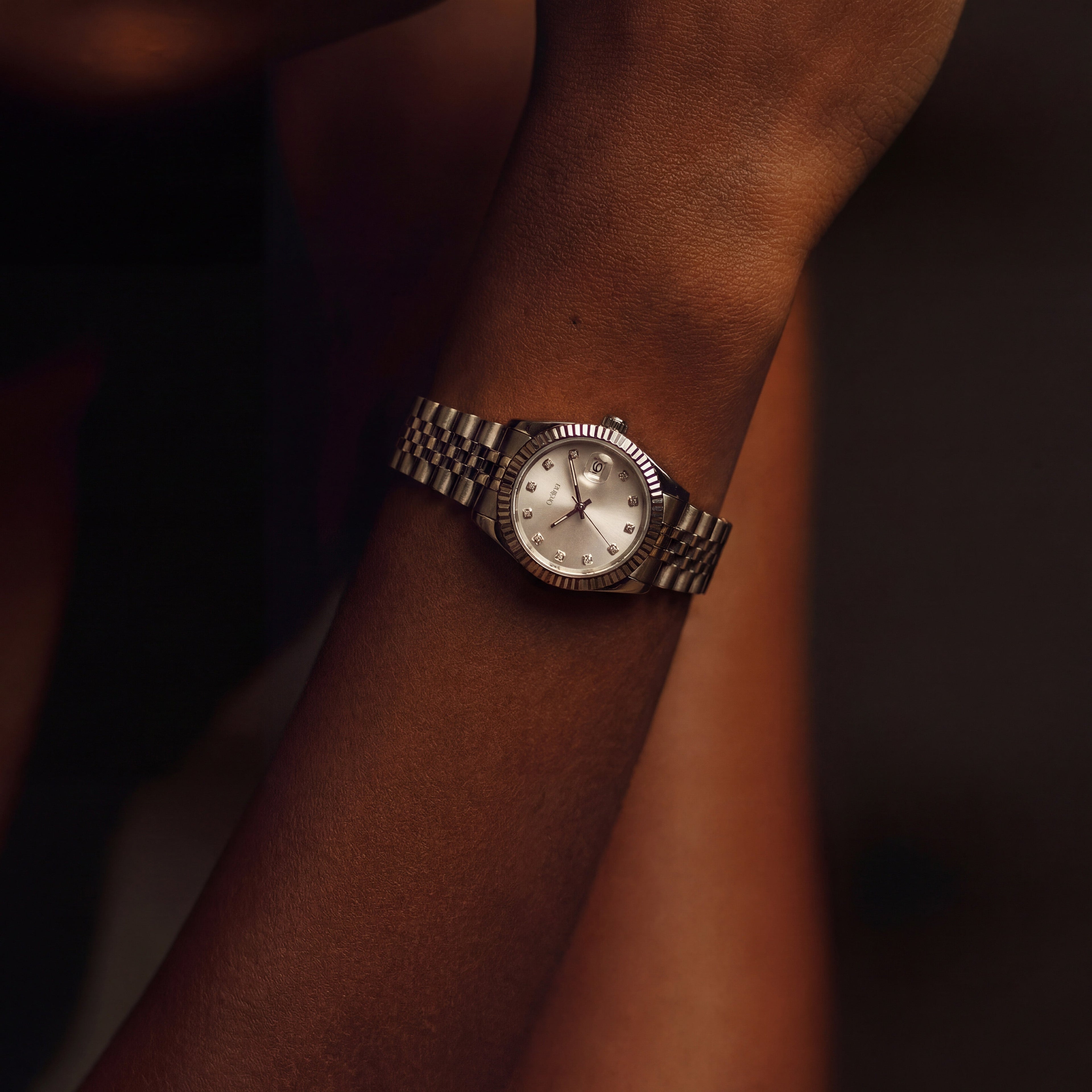 The Luna Watch - Classic Silver Blanc