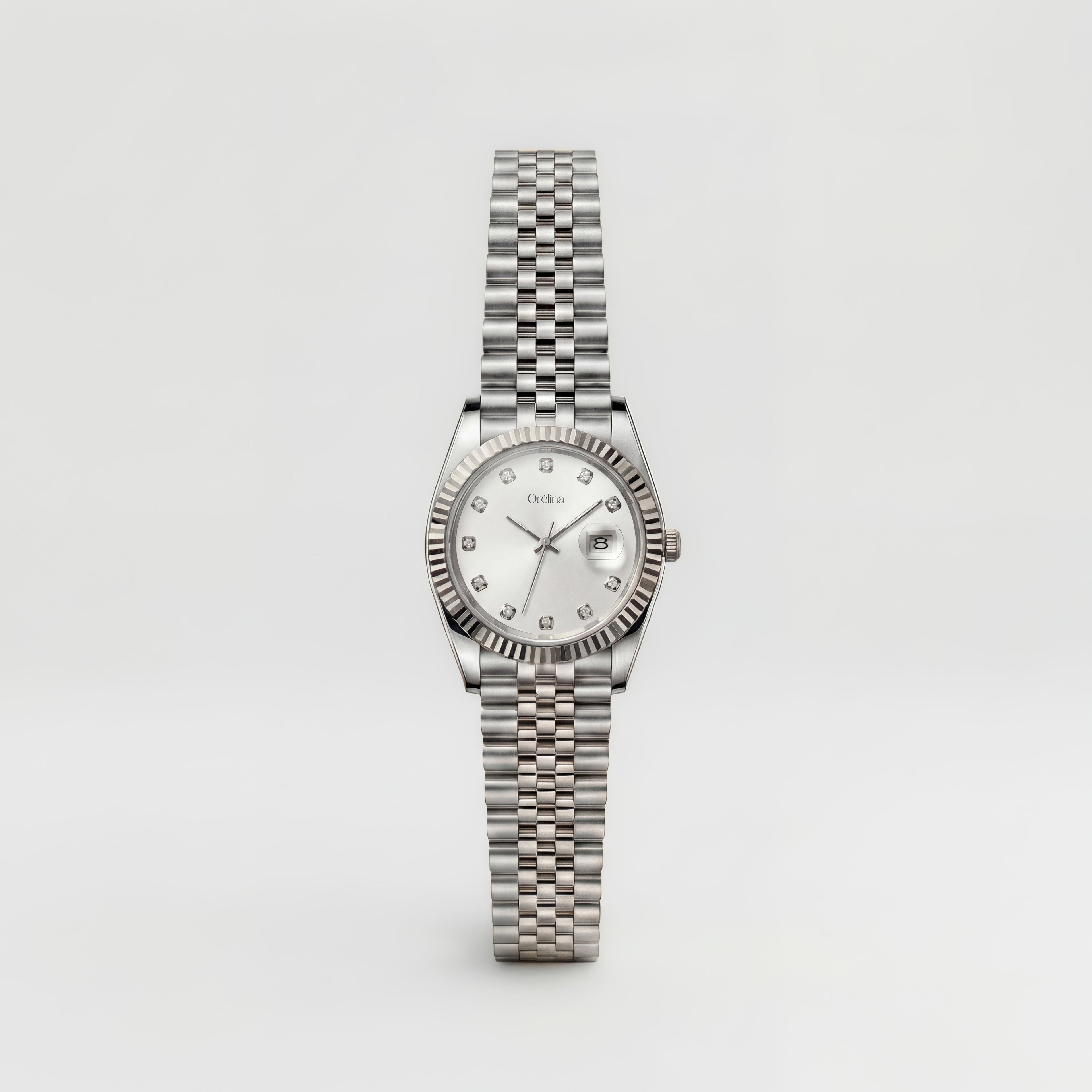 The Luna Watch - Classic Silver Blanc